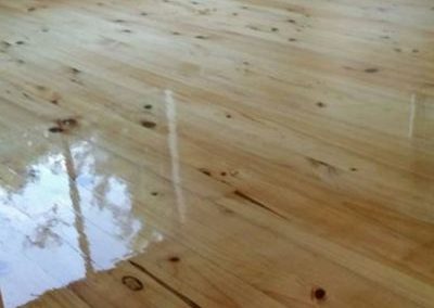 clear coat timber varnish at property in Paradise Point QLD