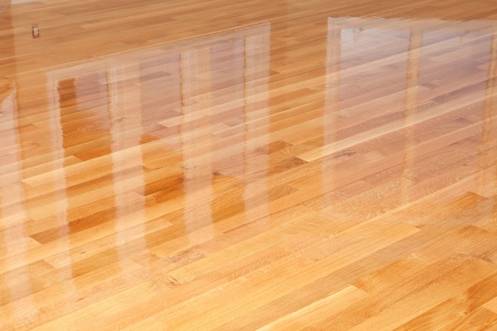 Sealed timber floor