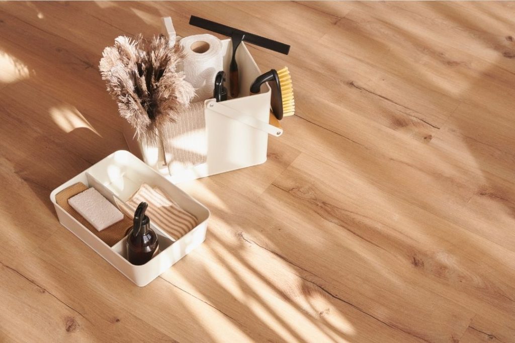 use gentle cleaning products for limewashed timber floors