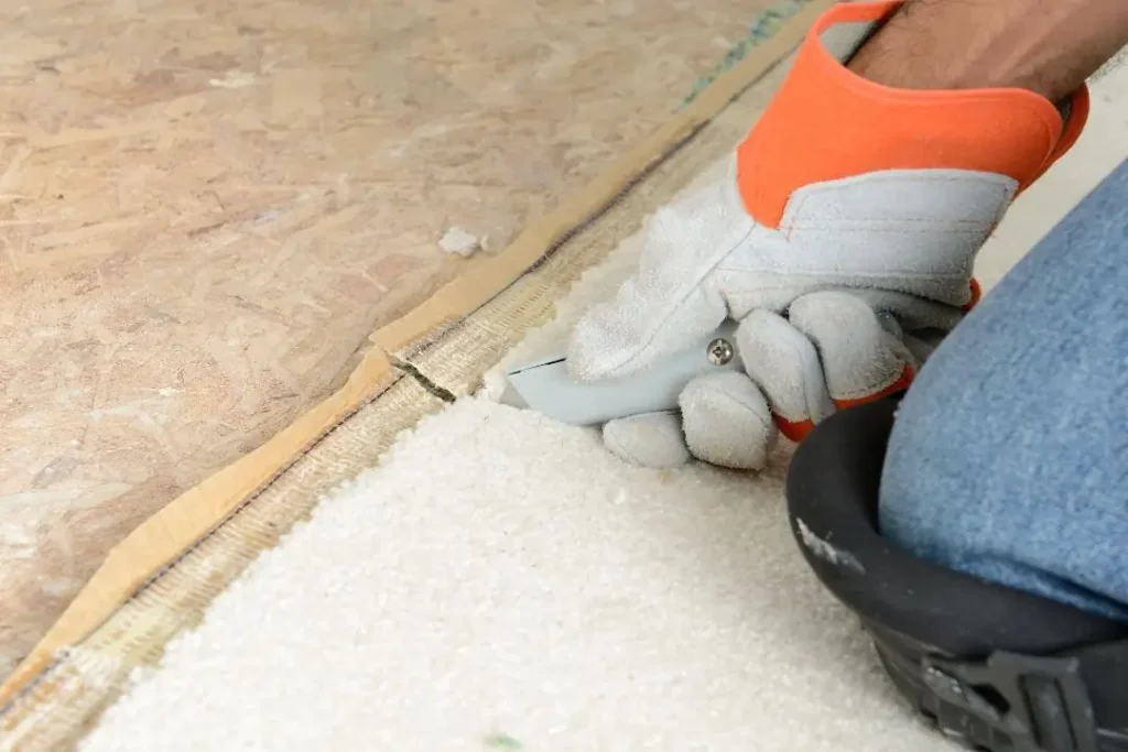 removing carpet