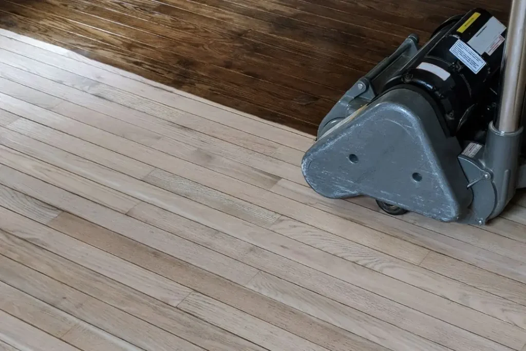 restoring old floors by sanding